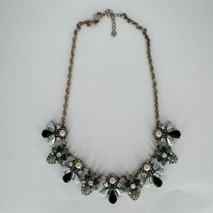 Banana Republic Green Chrystal Design Necklace